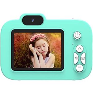 Generic Mint Green Mini Camera Hd Front Rear Dual-Camera Children'S Camera Digital Ultra-Thin Pocket Video Recorder #Ec8kc