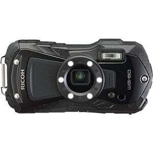 Ricoh WG-80 Black Waterproof Digital Camera Shockproof Freezeproof Crushproof 03122