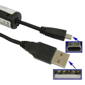 TECHGEAR USB Data Cable Lead for Sony Alpha D-SLR & Cybershot S series