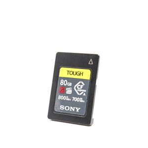 Used Sony 80GB 800MB/s Tough Type A CFexpress Card