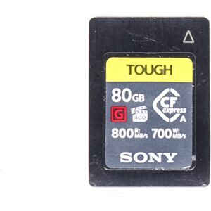 Used Sony 80GB 800MB/s Tough Type A CFexpress Card