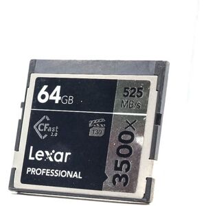 Used Lexar 64GB Professional 3500x CFast 2.0 Card