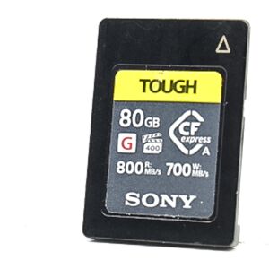 Used Sony 80GB 800MB/s Tough Type A CFexpress Card