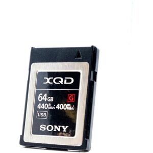 Used Sony XQD G 64GB 440MB/s Card