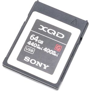 Used Sony XQD G 64GB 400MB/s Card