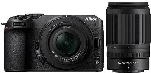 Nikon Z 30 Mirrorless Camera with DX 16-50mm and 50-250mm VR Lenses