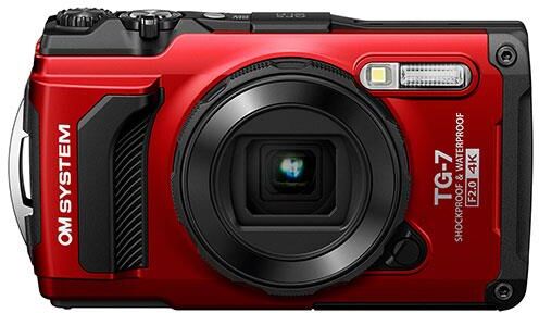 OM System Tough TG-7 Digital Camera in Red