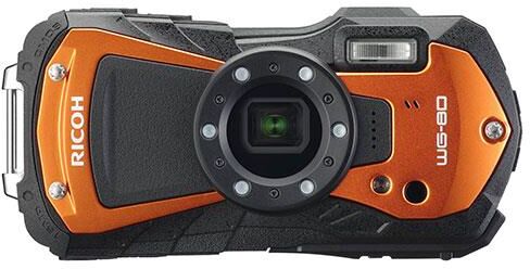 Ricoh WG-80 Digital Camera in Orange