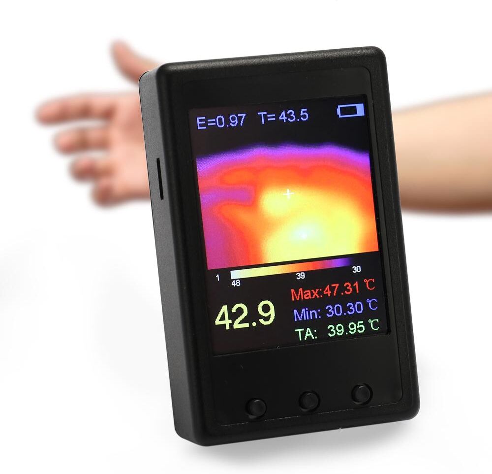 TOMTOP JMS 2.4 Inch Display Screen Portable Handheld Thermograph Camera Infrared Temperature Sensors Digital