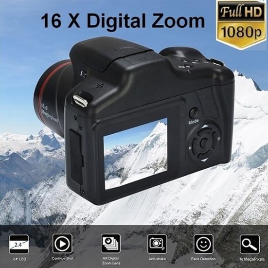 LOMEII Electronic XJ05 Full High Clarity 1080P 2.4inch 16X Zoom Photography Digital Video Camera Camcorder