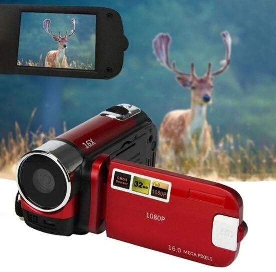 LOMEII Electronic 2.7inch Portable Digital Full High Clarity 1080P 1600W DV Video Camera Zoom Camcorder