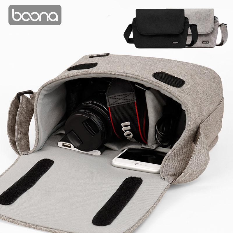 Boona Shoulder Camera Bag Canon Nikon Sony Digital SLR Lens Photography Bag Storage Bag Micro Single Camera Sleeve