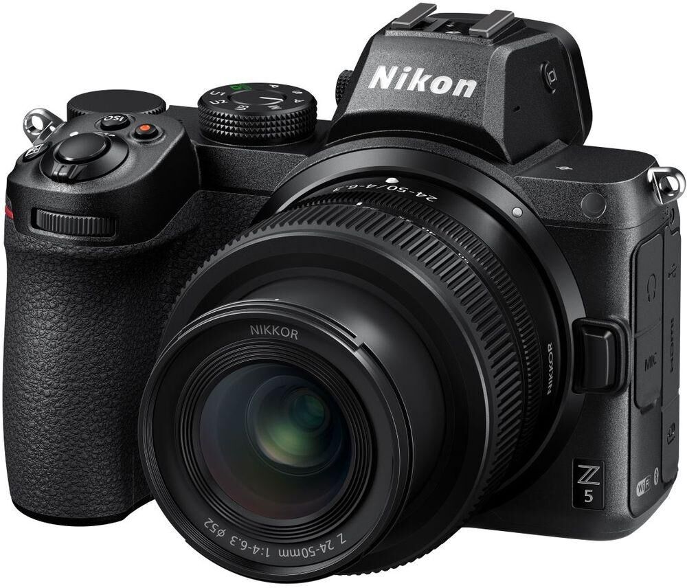 NIKON Z 5 Mirrorless Camera with NIKKOR Z 24-50 mm f/4-6.3 Lens - Black, Black