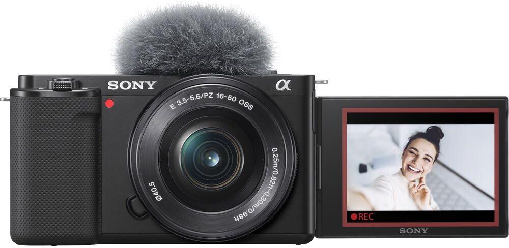 SONY ZV-E10L Mirrorless Vlogging Camera with E PZ 16-50 mm f/3.5-5.6 OSS Lens, Black