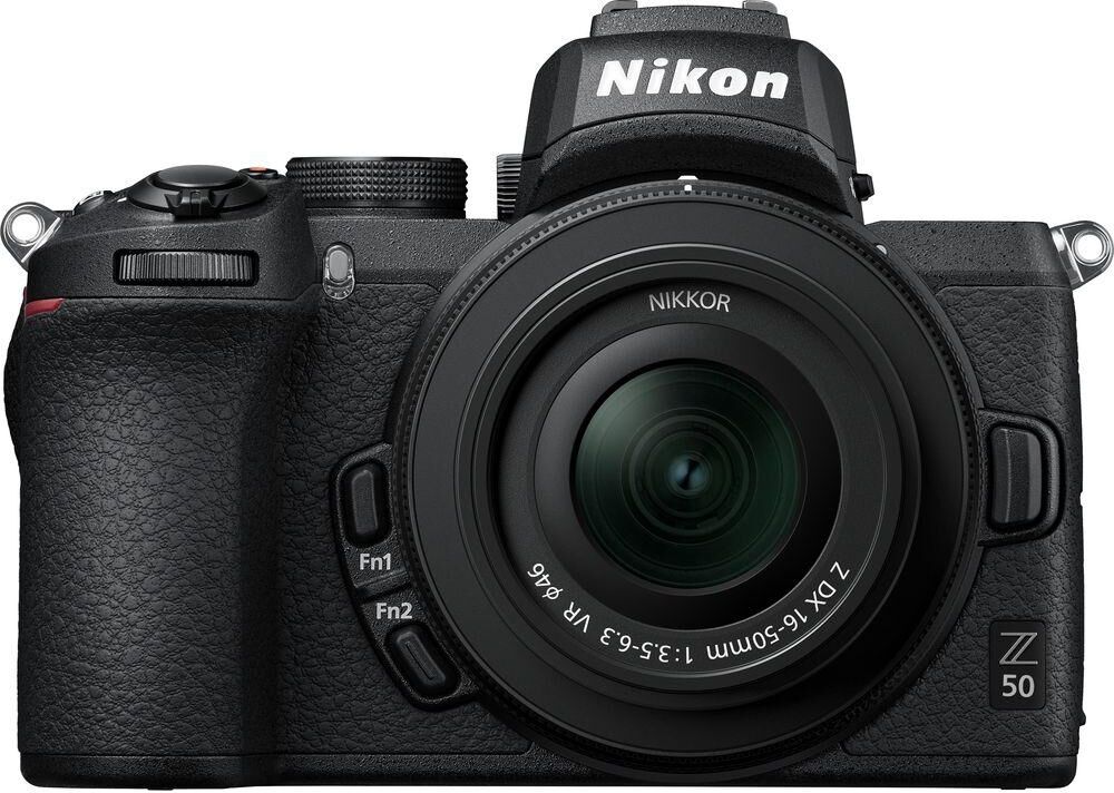 NIKON Z 50 Mirrorless Camera with NIKKOR Z 16-50 mm f/3.5-6.3 VR Lens - Black, Black