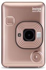 Fujifilm Fuji Instax Mini LiPlay Hybrid Instant Camera - Blush Gold (16631849)