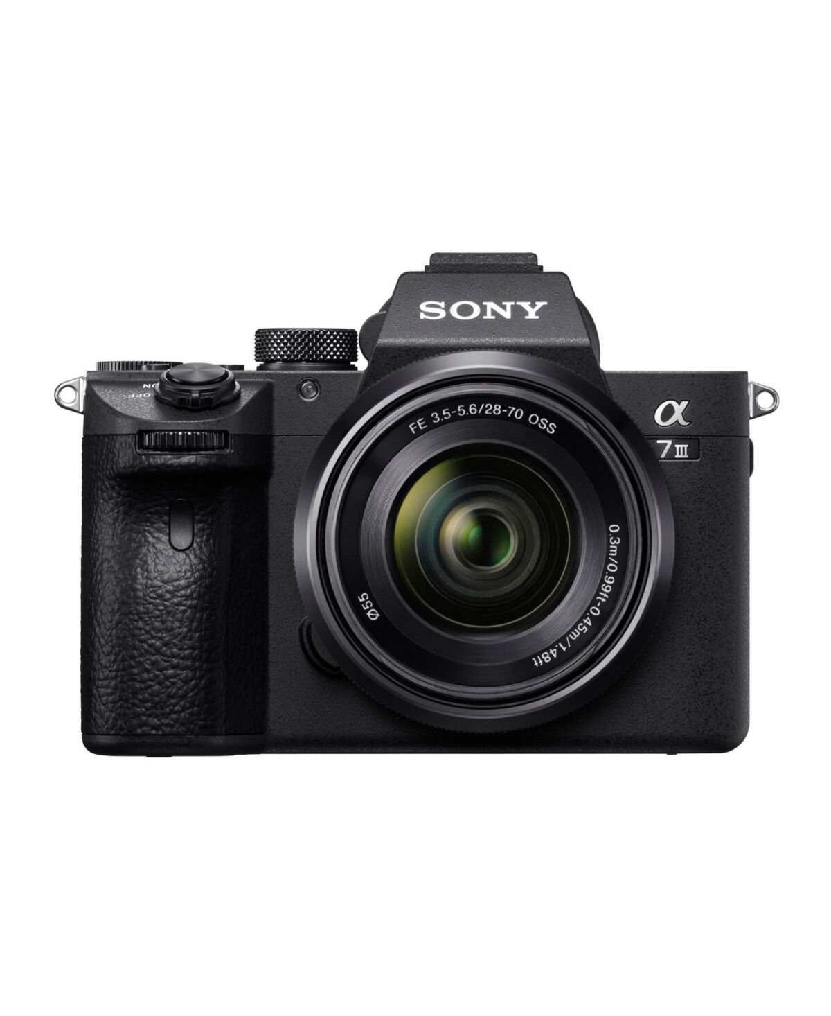 Sony Alpha a7 Iii 24.2MP Full Frame Mirrorless Digital Camera with 28-70mm Lens - Black