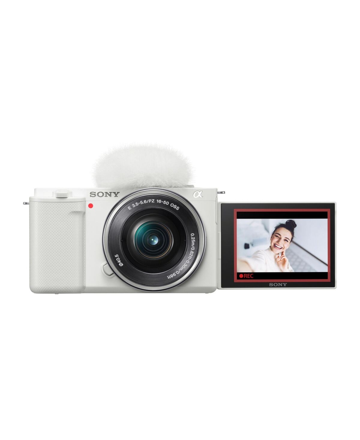 Sony Alpha Zv-E10 Aps-c Mirror less Vlog Camera with 16-50mm Lens (White) - White