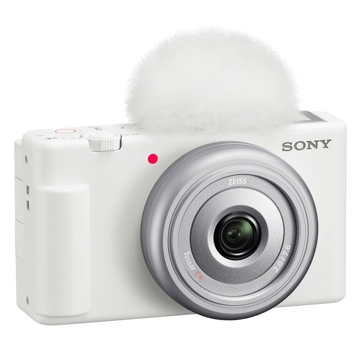 Sony ZV-1F Vlogging Camera, White