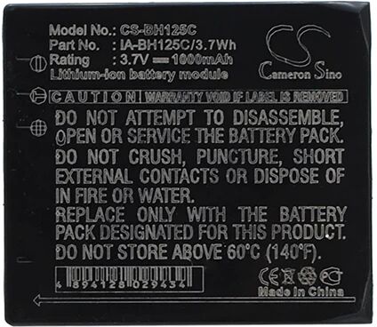 Cameron Sino Bh125C Battery Replacement For Samsung Camera