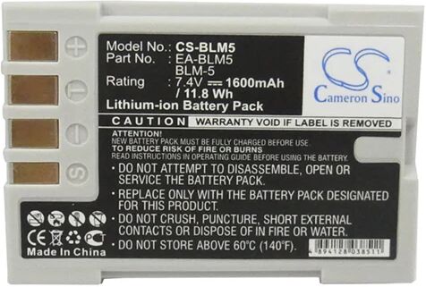 Cameron Sino Blm5 Battery Replacement For Olympus Camera