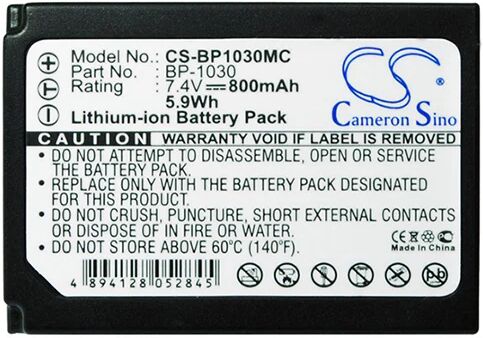 Cameron Sino Bp1030Mc Battery Replacement For Samsung Camera