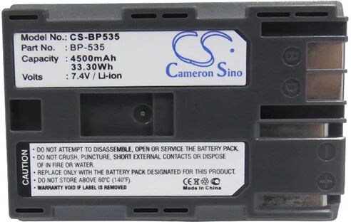 Cameron Sino Bp535 Battery Replacement For Canon Camera