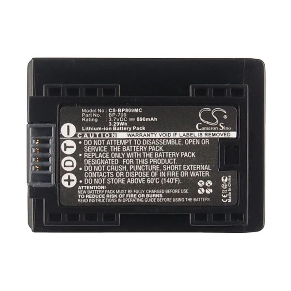 Cameron Sino Bp809Mc Battery Replacement For Canon Camera