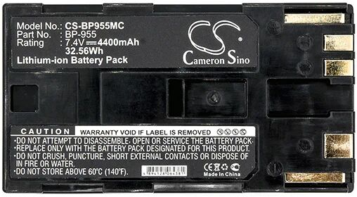 Cameron Sino Bp955Mc Battery Replacement For Canon Camera