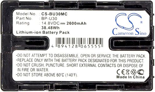 Cameron Sino Bu30Mc Battery Replacement For Sony Camera