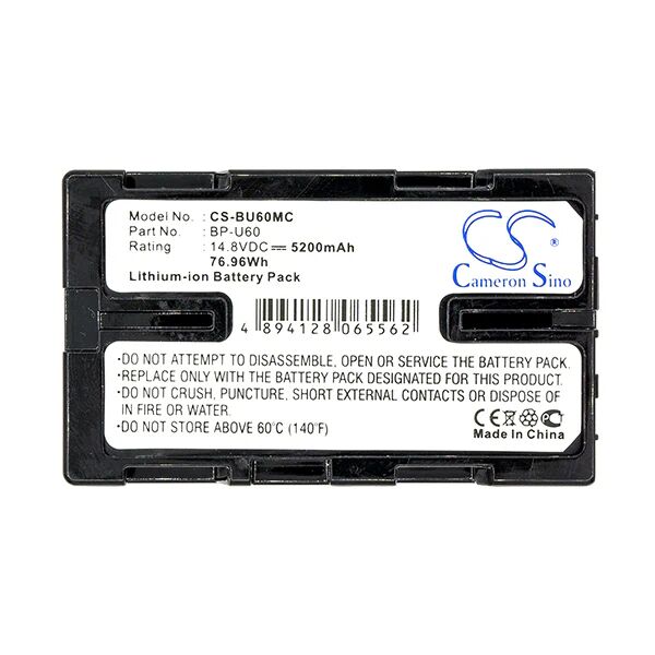 Cameron Sino Bu60Mc Battery Replacement For Sony Camera