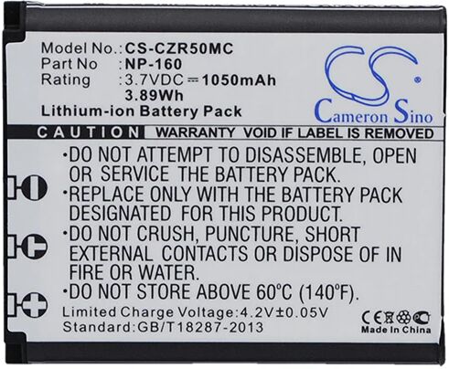 Cameron Sino Czr50Mc Battery Replacement For Casio Camera