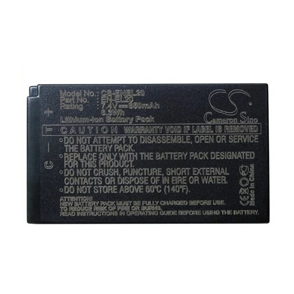 Cameron Sino Enel20 Battery Replacement For Nikon Camera