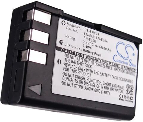 Cameron Sino Enel9 Battery Replacement For Nikon Camera