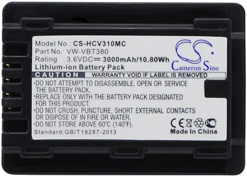 Cameron Sino Hcv310Mc Battery Replacement For Panasonic Camera