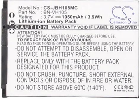 Cameron Sino Jbh105Mc Battery Replacement For Jvc Camera