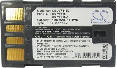 Cameron Sino Jvf815D Battery Replacement For Jvc Camera