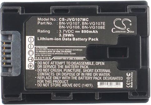 Cameron Sino Jvg107Mc Battery Replacement For Jvc Camera