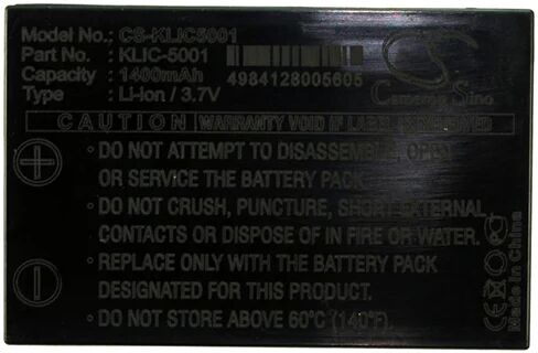 Cameron Sino Klic5001 Battery Replacement For Kodak Camera