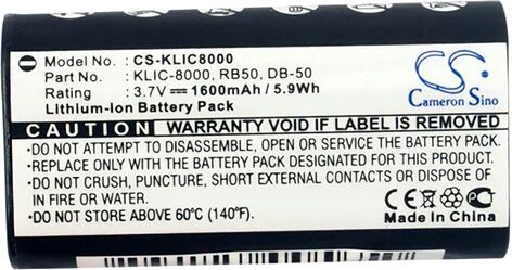 Cameron Sino Klic8000 Battery Replacement For Kodak Camera