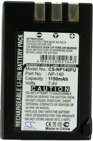 Cameron Sino Np140Fu Battery Replacement For Fujifilm Camera