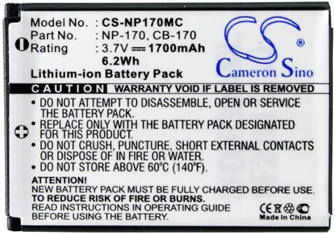 Cameron Sino Np170Mc Battery Replacement For Speed Camera