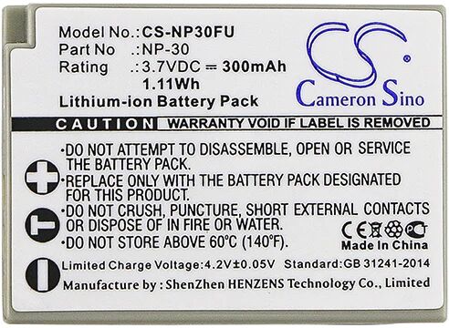 Cameron Sino Np30Fu Battery Replacement For Fujifilm Camera