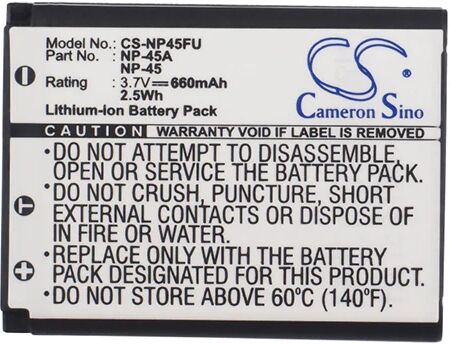 Cameron Sino Np45Fu Battery Replacement For Avision Barcode Scanner