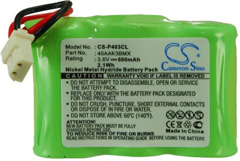 Cameron Sino P403Cl Battery Replacement For Aastra Cordless Phone