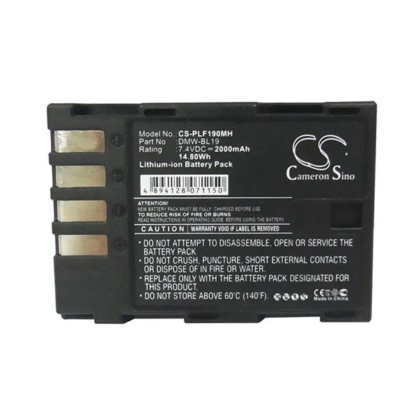 Cameron Sino Plf190Mh Battery Replacement For Panasonic Camera