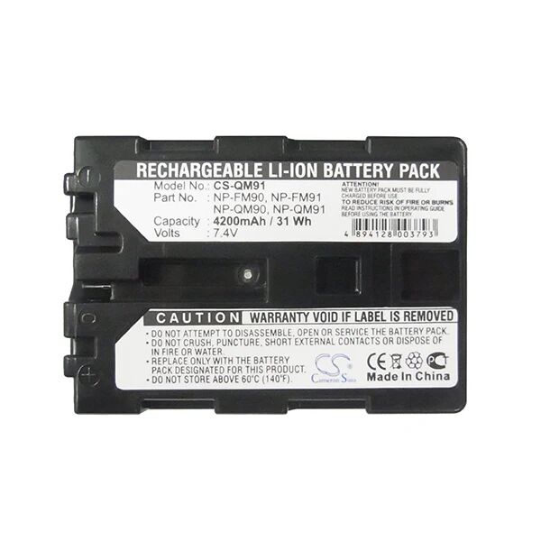 Cameron Sino Qm91 Battery Replacement For Sony Camera