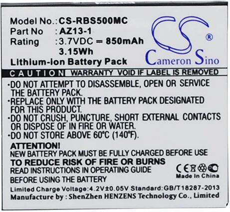 Cameron Sino Rbs500Mc Battery Replacement For Ambarella Camera