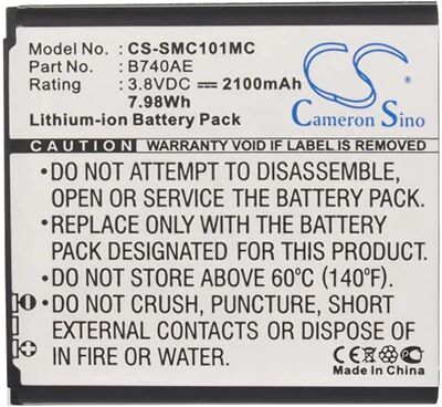 Cameron Sino Smc101Mc Battery Replacement For Samsung Camera