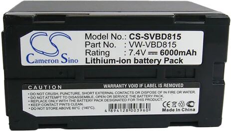 Cameron Sino Svbd815 Battery Replacement For Panasonic Camera